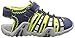 Geox Sandal Kraze B, Baby Boys' Walking Baby Sandals, Blue (Navy/Lime Green), 9 Child UK UK (27 EU)