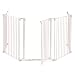 Baby Vivo Comfortable Barrier Metal 4+1 - Fire guard / heater guard white