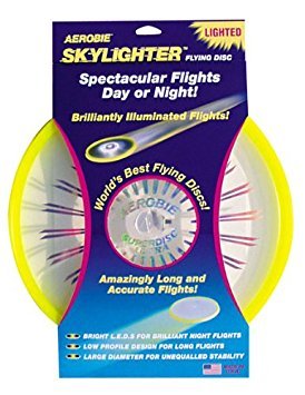 New Games - Frisbeesport Aerobie Disco volador iluminado Skylighter LED Frisbee - amarillo