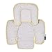 Price comparison product image Clevamama Clevafoam Head, Neck and Body Cushion - Car Seat Support for Babies - Grey/Yellow