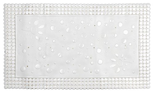 Wohnideenshop Duscheinlage 100cm x 60cm weiß kürzbar Vinyl extra groß und weitere Farben zur Auswahl - 2