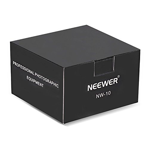 Neewer Base de Nivelación de Trípode con Nivel de Burbuja de Compensación para Canon, Nikon y Otras Cámaras DSLR con Rosca de 1/4 