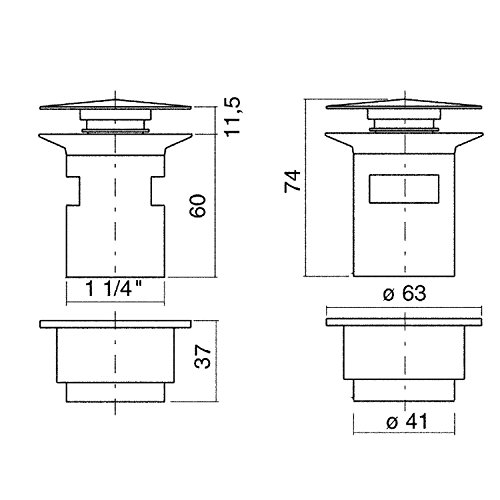 Alape VT.1 Schaftventil 8302000978 - 3