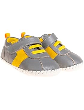 Little Blue Lamb Babyschuhe Lauflernschuhe Sneaker grau gelb