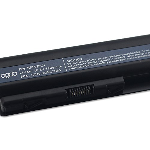 AGDA®Li-ion 6-Zellen 10.8V 5200mAh Neu Externer Notebook Laptop Batterie Akku für HP Compaq Presario CQ40 CQ45 CQ50 CQ60 CQ61 CQ70 CQ71 G50 HSTNN-Q34C - 3