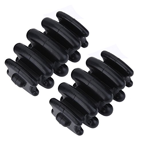 Tbest Tir à l'arc Arc Stabilisateur Amortisseurs Silencieux, 2Pcs Caoutchouc Composé Arc Limb Stabilisateur Amortisseur Tir à l'arc Amortisseur Vibration Amortisseur Chasse Flèches Accessoires