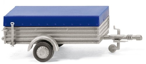 Preisvergleich Produktbild 005603 - Wiking - Pkw-Anhänger mit niedriger Plane