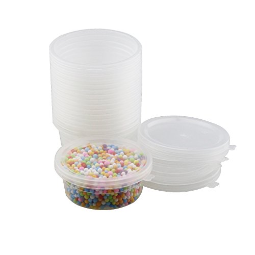 15 Pack Schaumstoff Ball Vorratsdosen mit Deckel für 20 g schlamm - 2