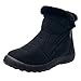 Produktbild Toasye Damen Schneeschuhe Plus Samt gepolsterte wasserdichte warme Kurze Stiefel Baumwollschuhe Warm Gefüttert Schneestiefel rutschfest Kurz Stiefel Schneeschuhe Outdoor Freizeitschuhe