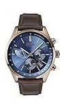 Hugo Boss Watch Herren Chronograph Quarz Uhr mit Leder Armband 1513604