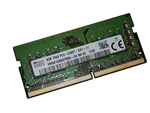 Hynix, memoria Sodimm DDR4 non ECC PC4-19200, 2400 MHz, 8GB 1,2 V, codice prodotto HMA81GS6AFR8N-UH