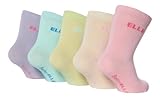 5 Pairs Baby Elle BE01 Plain Pastel Ankle Socks