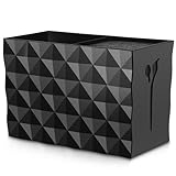 Double Case Stylish Scissors Holder for Salon Station, Barber Shop, Shears Rack for Pet Groomer, Hair Cutting Organizer - Good for Tips of Shears - Keeps Tools Right at Hand(Black)