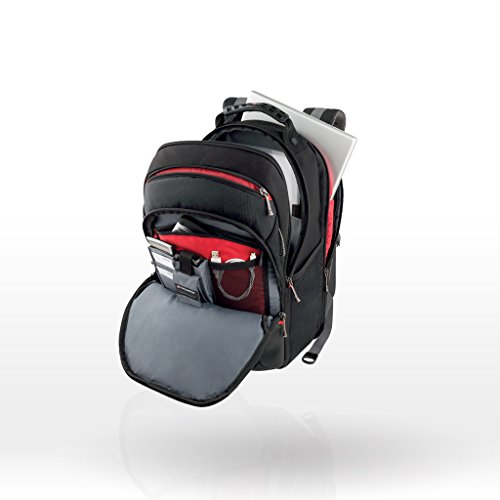 Wenger Legacy 16″ Eleganter Business Laptop Rucksack in schwarz/grau - 4