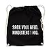 Produktbild Sack voll Geld Gym Bag Black