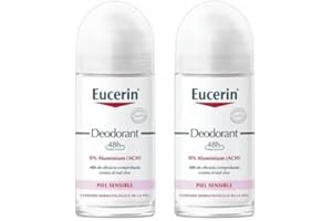 Eucerin ambientador rollo 24 h sin aluminio 50 mlx2