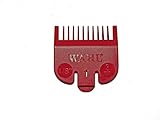 Red Wahl No.1 Attachment Comb 3mm (1/8) Cut Red - WAH31142001 by Wahl