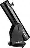 Incluye un enfocador Crayford de 5,08 cm adecuado para oculares de telescopios de 3,18 cm y 5,08 cm, un ocular Sirius Plossl de 25 mm, una mira réflex EZ Finder II, tapa de colimación, software Starry Night y mucho más