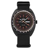 FONDERIA Herrenuhr The Gambler - Stylische Vintageuhr Edelstahl, italienisches Design, oval, Datum