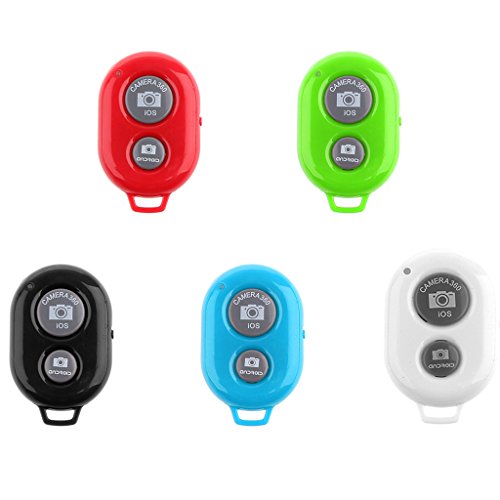 MagiDeal Pulsante di Scatto Remoto Bluetooth Monoposto Stick Selfie per Cellulare Android iPhone iPad Tablet - Nero