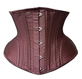 hochwertig verarbeitet ist dieses echte Unterbrust-Korsett 87047 Ein reizvoller Blickfang ist  das exclusive Design vorne und die Schnürung mit Kordel hinten.Hinter der Schnürung ist eine Schutzlasche eingearbeitet, die bei Bedarf auch umgeklappt werden kann, um Haut zu zeigen. Auch vorne ist eine Schutzlasche eingearbeitet.bitte beachten: fällt klein aus - eine Nummer grösser bestellen S=32  M=34  L=36  XL=38  XXL=40  4XL=42-44  6XL=46-48 Forming Stäbchen aus Metall sorgen für einen perfekten