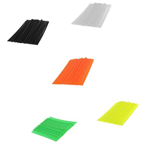 Segolike 360 Pieces Universal Motocross Wheel Spoke Covers Wraps Skin Decoration RS.2350 (55.00% Off) - Amazon