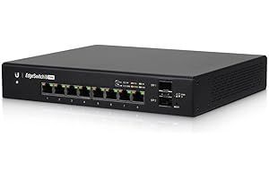 Ubiquiti EdgeSwitch 8 150W Switch Gestionable 8 Puertos Gigabit PoE + 2 SFP