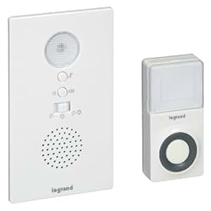 Legrand LEG94224 Wireless Doorbell with 36 Melodies