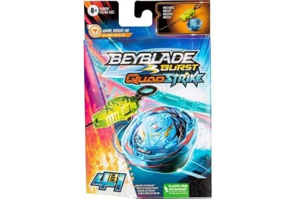 cavernedesjouets Coffret toupie pour Beyblade Burst Strike : Whirl Knight k8 Type Endurance + 1 Carte Tigre