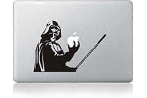 COZEE Sticker en vinyle Darth Vader avec sabre laser pour logo Apple MacBook Pro/Air 33 cm (13")