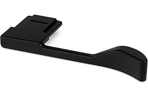 Haoge Thumb Up Griff für Fujifilm GFX100RF Kamera Digital Zubehör Blitzschuh Metall Thumb Up Rest Support Handgriff THB-GFXRFB Schwarz
