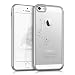 Produktbild kwmobile Crystal Case Hülle für > Apple iPhone SE / 5 / 5S < aus TPU Silikon mit Fee Design - Schutzhülle Cover klar in Silber Transparent