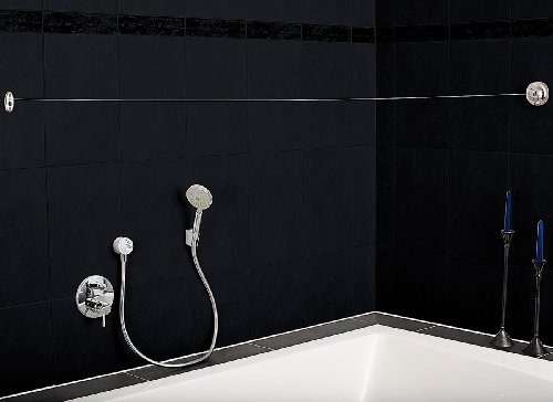 infactory Rosenstein und Söhne Ausziehbare Hotel-Wäscheleine, max. 2,30 m - 2