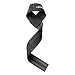 Produktbild Zughilfen Handgelenk Baumwolle Neopren Gepolstert für Gewichtheben Bodybuilding Powerlifting Krafttraining 2 Pcs Schwarz