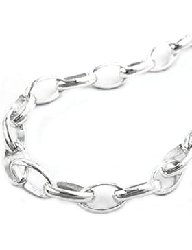 Unbespielt Kette Halskette Silberkette 925 Silber Damen Ankerkette für Frauen verschiedene Längen Breite 3,5 mm...