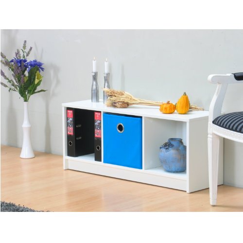 Regal MARIANNE Standregal Wohnregal Raumteiler Sideboard Bücherregal weiss - 4