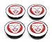 Produktbild Jaguar Alloy Wheel Centre Caps Badges RED/Nabendeckel Felgendeckel Nabenkappen Logo Rot 57mm Teilenummer 8W93-1A096