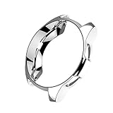 Hukz Ultradünne TPU-Beschichtung Schutzhülle für Samsung Galaxy Watch 42mm TPU-Plattierungsetui (Silber)