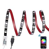 encender tv led sin control ♫【Millones de Posibilidades de Color】Hay millones de colores que se pueden seleccionar con esta luz de fondo de las tiras de LED RGB, también puede elegir cualquier color circundante, colores ilimitados para usted.