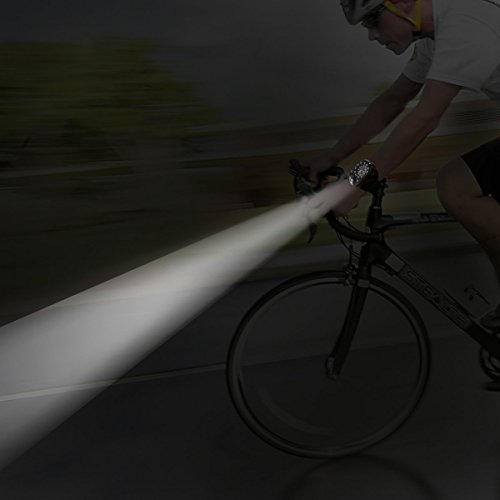 Sunmoch Super Helle 5-Mode Handgelenk LED Licht USB Aufladbar Wasserdichte LED Taschenlampe Fitness tracker Wristlicht Sportuhr Licht mit Kompass, Verwendet als Running Lichter, Radfahren Licht, Klettern Lichter, Camping Lichter,Outdoor Mini Taschenlampe - 3