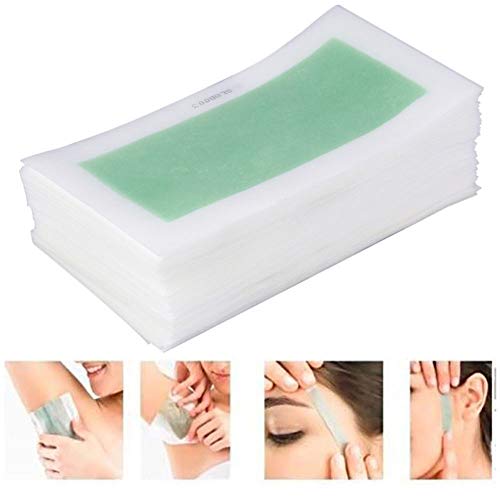 Bihood Tiras De Depilación Depilación con Cera Removedor De Vello Facial Remoción De Vello Facial Tiras De Depilación con Depilación Tiras De Vello para Mujeres Removedor De Cabello Rizado