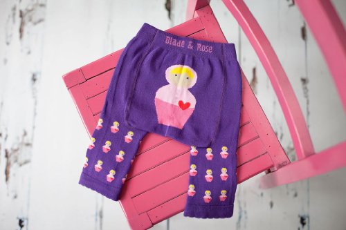 Babushka Baby Leggings/footless tights from Blade and Rose - russian doll (1-2 yrs)