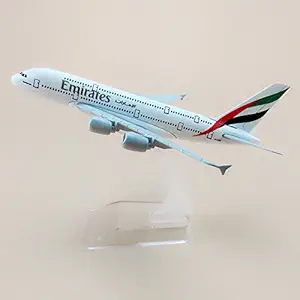 Sage Square 1:300 Emirates Airbus A380-861 Scale Highly Detailed Souvenir Metal Model Airplane Aircraft Collection