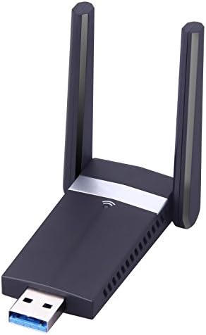 Dual Band WiFi Adapter, USB 3.0 AC1200 Wireless Antennae Receiver for PC Desktop Laptop Computer Tablet, Support Linux / Windows XP / VISTA 7/8/10, Mac OS X 10.6-10.12 1200Mbps