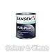 Produktbild JANSEN PUR-Plast Kunststofflack Hart-PVC-Lack weiß 2,5l