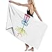 Produktbild XCVNBX Bath Bath Towel, Rainbow Disc Golf Tree Roots Bath Bath Towels Super Absorbent Beach Bathroom Bath Towels for Gym Beach SWM Spa 31 x 51 inches