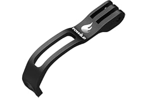 TOWILD AS60 Supporto per Luce per Bici Staffa per Faro per Bicicletta Porta Luci Bici Anteriore,Sostegno per Fanale Anteriore Bicicletta Compatibile con Bici Pieghevole Brompton