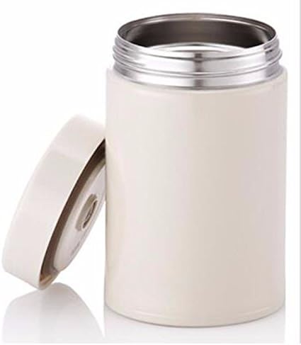 MDRW-Stainless steel flask, congee, soup, bottle, baby solid food, spoons, bag, stewing pot,750ML white