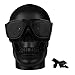 Produktbild Schädel-Kopf-Bluetooth-Sprecher, Drahtloser Schädel-Bluetooth-Sprecher Bass-Halloween-Karikatur-Geschenk-Mini- Schädel-Kopf-Form-beweglicher Lautsprecher für Handy-Computer