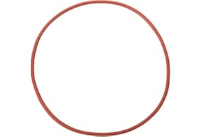 Othmro 1pc Silicone O-Ring, 130mm OD 123.8mm ID 3.1mm Width, Sealing Gasket Silicone, Seal Rings Gasket for Plumbing Automotive Repair, Red